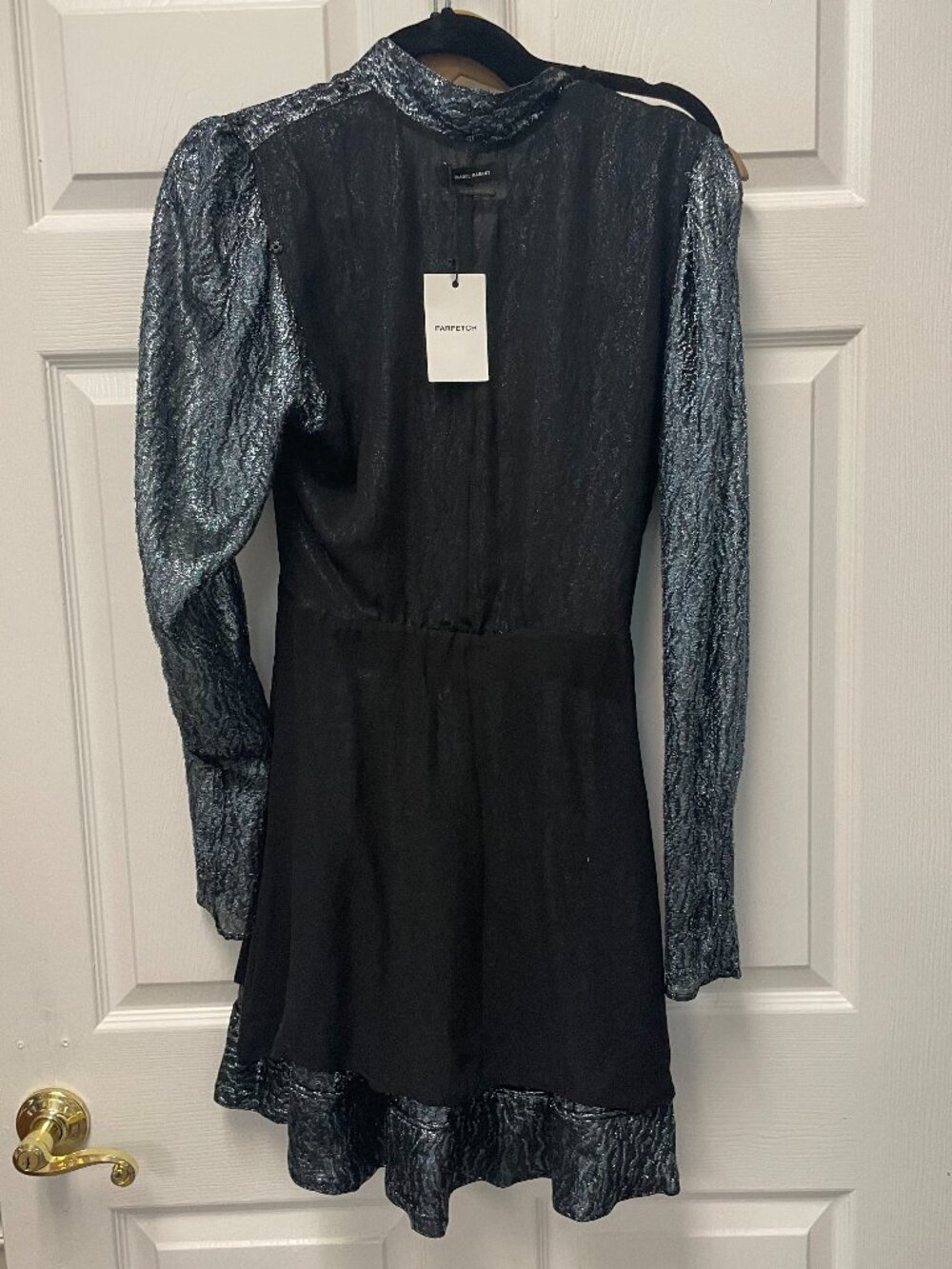 Isabel Marant | Melyo Jacquard-Lamé Mini Dress - Picture 4 of 4